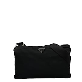 Prada-Tessuto Crossbody bag-Black