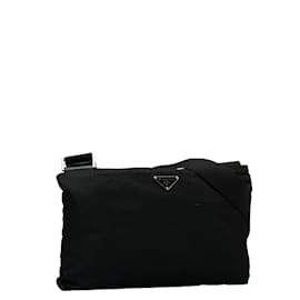 Prada-Tessuto Crossbody bag-Black