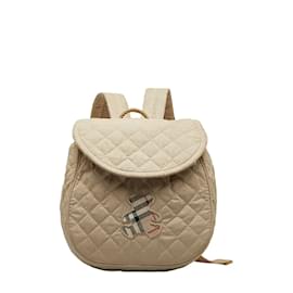 Burberry-Quilted Nylon Teddy Bear Backpack-Brown