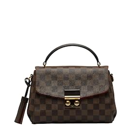 Louis Vuitton-Damier Ebene Croisette N53000-Brown