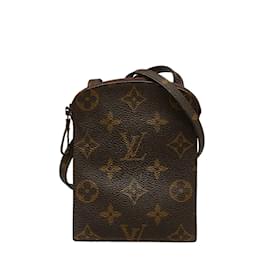 Louis Vuitton-Monograma Pochette Secré M45484-Marrom