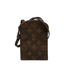 Louis Vuitton-Monogramm Pochette Secré M45484-Braun