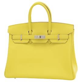 Hermès-HERMES BIRKIN 25-Giallo