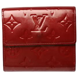 Louis Vuitton-Louis Vuitton Portefeuille Elise-Vermelho