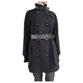 Bruuns Bazaar black cashmere coat Black
