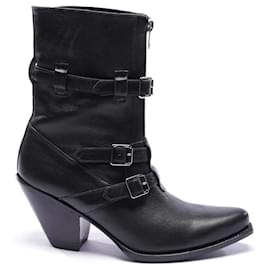 Céline-Ankle Boots-Black