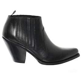 Céline-Ankle Boots-Black