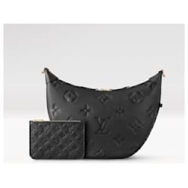 Louis Vuitton-LV Loop aus schwarzem Leder, neu-Schwarz