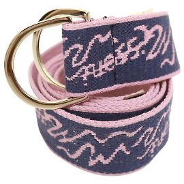 Missoni Woman's Purple Canvas w. Logo pattern lined Ring Waist BELT One Size Purple