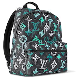 Louis Vuitton-Mochila LV Discovery Graffiti-Cinza