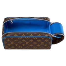 Louis Vuitton LV Dopp Kit mono and blue Blue