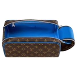 Louis Vuitton-LV Dopp Kit mono e azul-Azul
