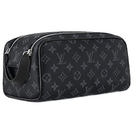 Louis Vuitton LV Dopp Kit  monogram eclipse Black