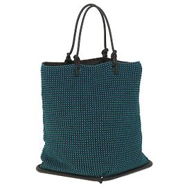 Autre Marque BOTTEGAVENETA Sac à main Nylon Bleu Auth 54714 Bleu