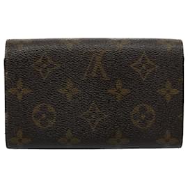 Louis Vuitton-LOUIS VUITTON Monogram Porte Monnaie Billets Tresor Wallet M61730 LV Auth 54223-Monogram
