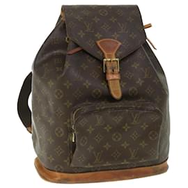 Louis Vuitton-LOUIS VUITTON Monogram Montsouris GM Mochila M51135 Autenticação de LV 54661-Monograma