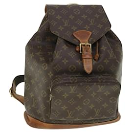 Louis Vuitton-LOUIS VUITTON Monogram Montsouris GM Backpack M51135 LV Auth 54419-Monogram