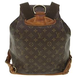 Louis Vuitton-LOUIS VUITTON Monogram Montsouris GM Backpack M51135 LV Auth 54419-Monogram