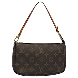 Louis Vuitton-LOUIS VUITTON Monogram Pochette Accessoires Pouch M51980 LV Auth 54206-Monogram