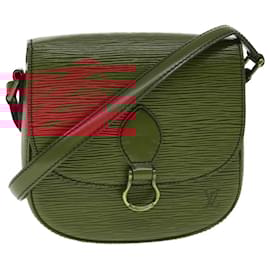 Louis Vuitton-LOUIS VUITTON Epi Saint Cloud PM Shoulder Bag Red M52217 LV Auth ep1801-Red