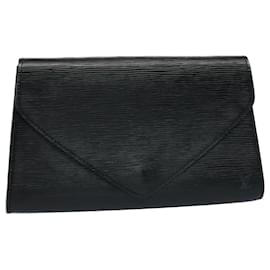 Louis Vuitton-LOUIS VUITTON Epi Art Deco Clutch Bag Black M52632 LV Auth ep1831-Black