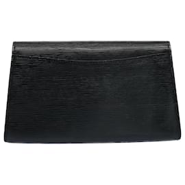 Louis Vuitton-LOUIS VUITTON Epi Art Deco Clutch Bag Black M52632 LV Auth ep1831-Black