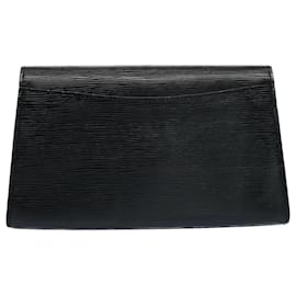 Louis Vuitton-LOUIS VUITTON Pochette Epi Art Déco Noir M52632 LV Auth ep1831-Noir