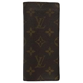 Louis Vuitton-LOUIS VUITTON Monogram Etui A Lunettes Simple Glasses Case M62962 LV Auth 54398-Monogram