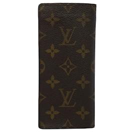 Louis Vuitton-LOUIS VUITTON Monogram Etui A Lunettes Simple Glasses Case M62962 LV Auth 54398-Monogram