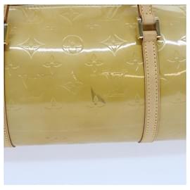 Louis Vuitton-LOUIS VUITTON Monogram Vernis Bedford Hand Bag Beige M91006 LV Auth ki3553-Beige