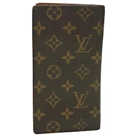 Louis Vuitton-Carteira de Crédito LOUIS VUITTON Monogram Porte Valeurs Cartes M61823 Autenticação de LV 55631-Monograma