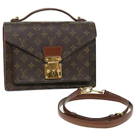 Louis Vuitton-Louis Vuitton Monogram Monceau 26 Shoulder Bag 2way M51187 LV Auth 54578-Monogram