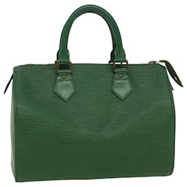 Louis Vuitton-Louis Vuitton Epi Speedy 25 Hand Bag Borneo Green M43014 LV Auth 52986-Other