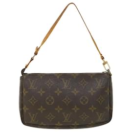 Louis Vuitton-LOUIS VUITTON Monogram Pochette Accessoires Pouch M51980 LV Auth 55132-Monogram