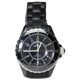 Chanel-Accessoire CHANEL J12 Automatique en Céramique Noir - 101506-Noir