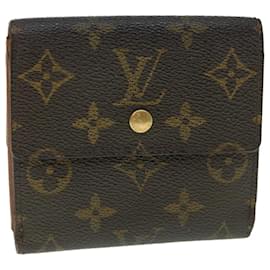Louis Vuitton-LOUIS VUITTON Monogramm Porte Monnaie Bier Cartes Crdit Wallet M61652 Auth 55632-Monogramm