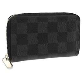Louis Vuitton-LOUIS VUITTON Damier Graphite Zippy Coin Purse N63076 LV Auth ar10339-Other