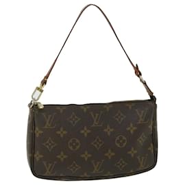 Louis Vuitton-LOUIS VUITTON Monogram Pochette Accessoires Pouch M51980 LV Auth 55133-Monogram