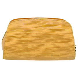 Louis Vuitton-Bolsa LOUIS VUITTON Epi Dauphine PM Amarelo M48449 Autenticação de LV 52920-Amarelo