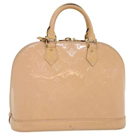 Louis Vuitton-LOUIS VUITTON Monogram Vernis Alma PM Hand Bag Rose valerine M50412 auth 54640-Other