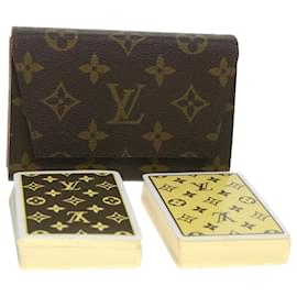 Louis Vuitton-Estojo para cartas de jogar com monograma LOUIS VUITTON Autenticação de LV8667-Monograma