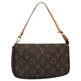Louis Vuitton-LOUIS VUITTON Monogram Pochette Accessoires Pouch M51980 LV Auth 54203-Monogram