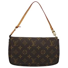 Louis Vuitton-LOUIS VUITTON Monogram Pochette Accessoires Pouch M51980 LV Auth 54203-Monogram