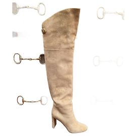 Autre Marque Bottes MAISON SKORPIOS T.EU 38 Suède Beige