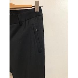 Balmain-BALMAIN Pantalon T.International S Laine-Noir