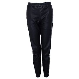 Autre Marque Pauw, Schwarze Lederhose Schwarz