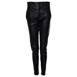 Autre Marque DNS, Schwarze Lederhose Schwarz