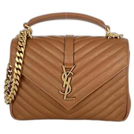 Saint Laurent-College Medium-Brown