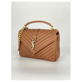 Saint Laurent-College Medium-Brown