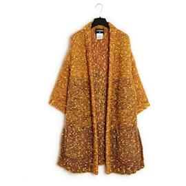 Chanel-Ricorrere 2015 Gilet Maxi IT36/44  Maxi cardigan in lana e alpaca-Multicolore